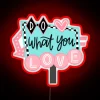 Vintage 1950s Diner Motif Encourages Following Your Passion With Love