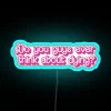 Brighten up your space with customizable, colorful RGB neon signs.