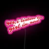 RGB Neon Wall Art Sign Inspired by Girl In Red