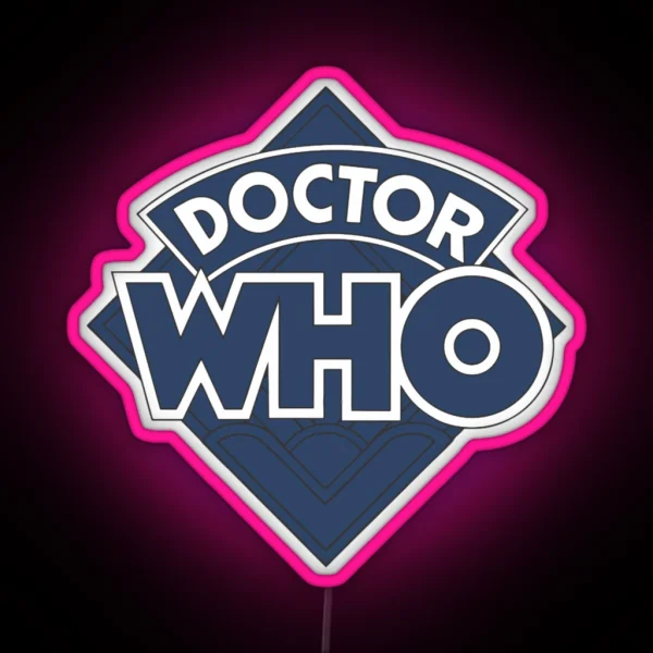 Doctor W Logo Classic Classic RGB Neon Sign