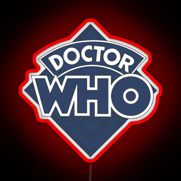 Doctor W Logo Classic Classic RGB Neon Sign