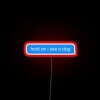 Distract your neighbors with vibrant color, our quirky dog sign