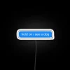 Fun dog distraction room decor, colorful RGB neon lighting sign.