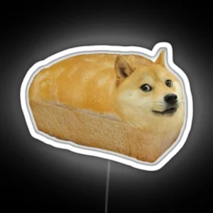 Doge Loaf RGB Neon Sign