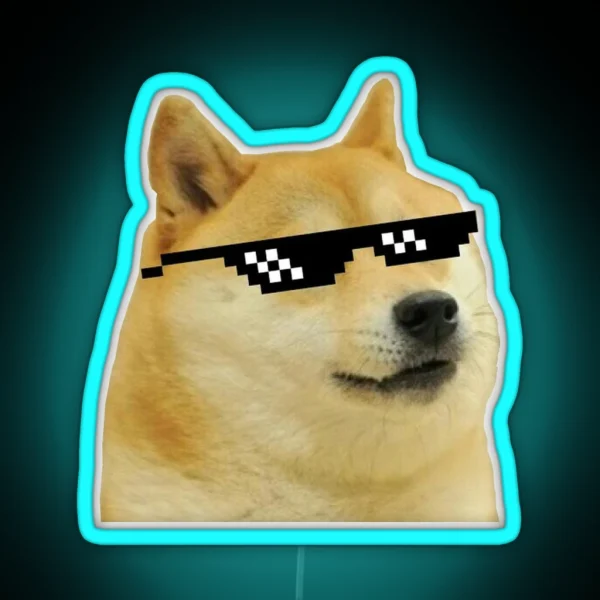 DOGE RGB Neon Sign