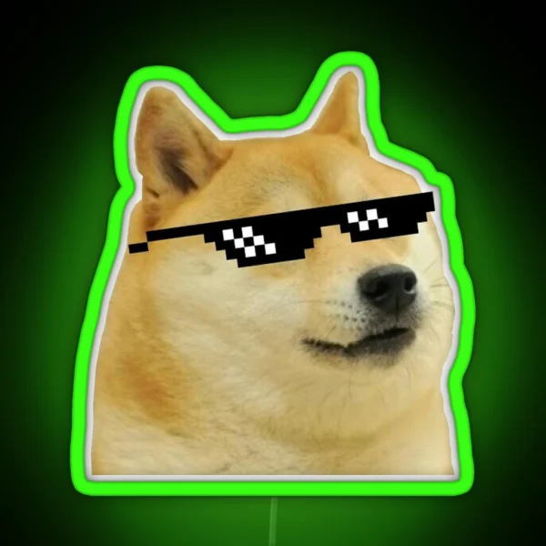DOGE RGB Neon Sign