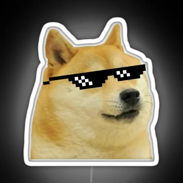 DOGE RGB Neon Sign