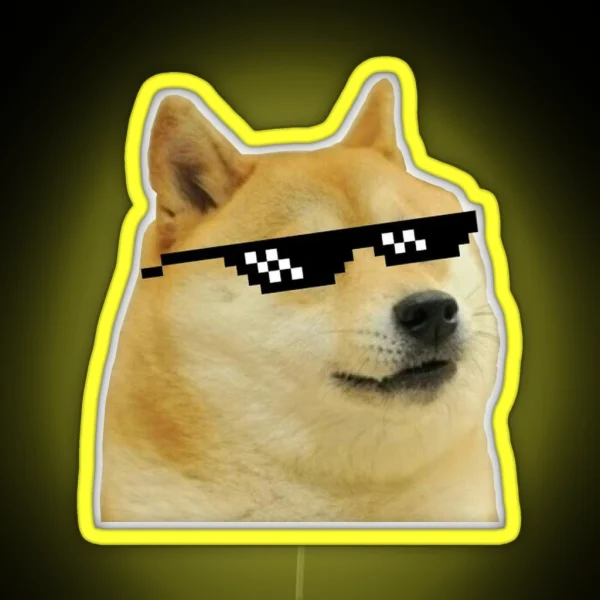DOGE RGB Neon Sign