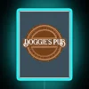 Vibrant RGB Neon Sign for Dog Lovers to Display Pride.