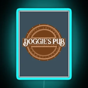 Doggie S Pub RGB Neon Sign