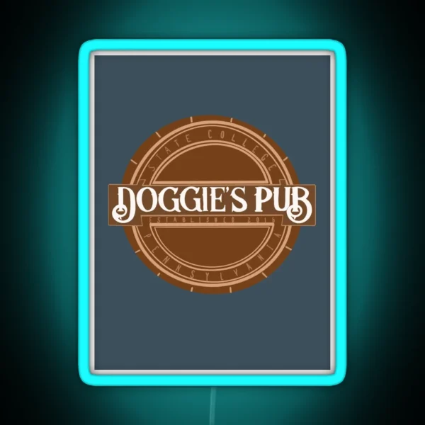 Doggie S Pub RGB Neon Sign