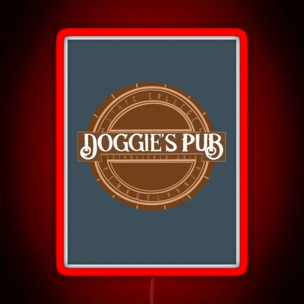 Doggie S Pub RGB Neon Sign