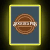 Customizable RGB LED neon sign for pet friendly businesses exterior