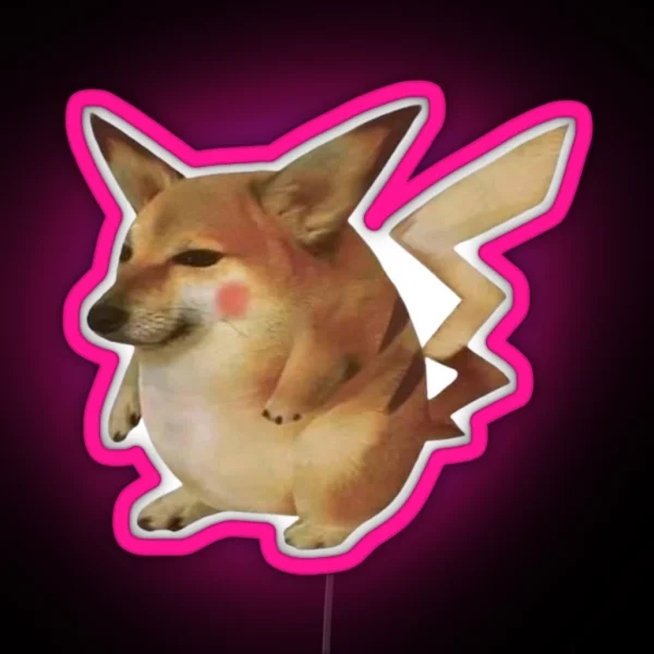 Doggo Led RGB Neon Sign