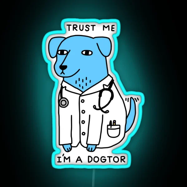 Dogtor RGB Neon Sign