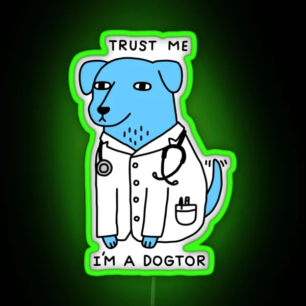 Dogtor RGB Neon Sign