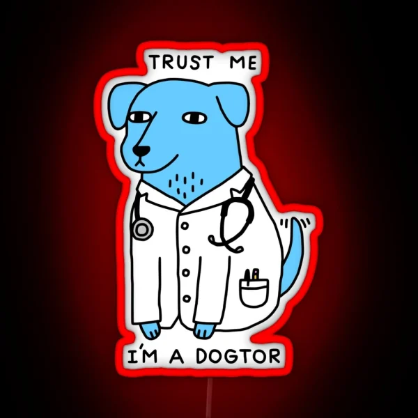 Dogtor RGB Neon Sign