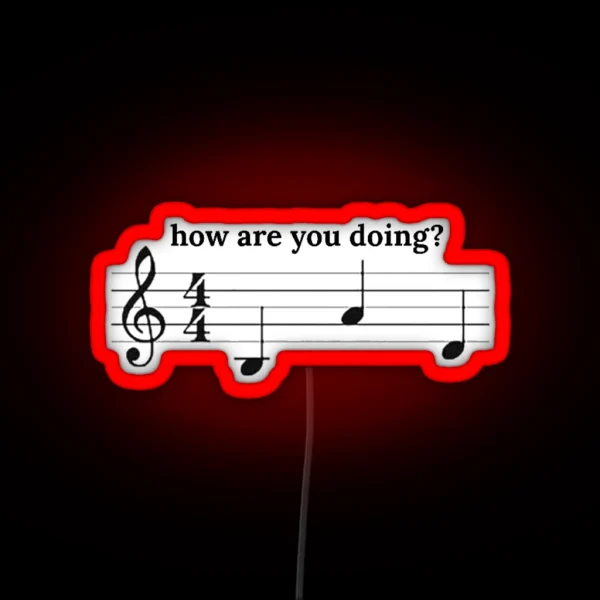 Doing Bad Music Meme RGB Neon Sign