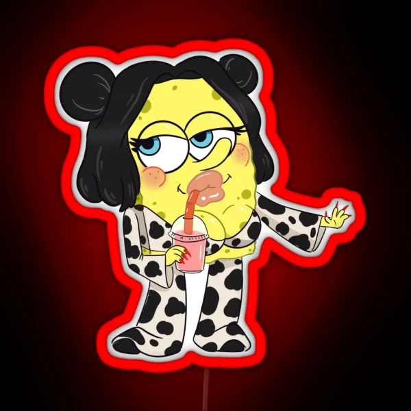 Doja Cat Spongebob RGB Neon Sign