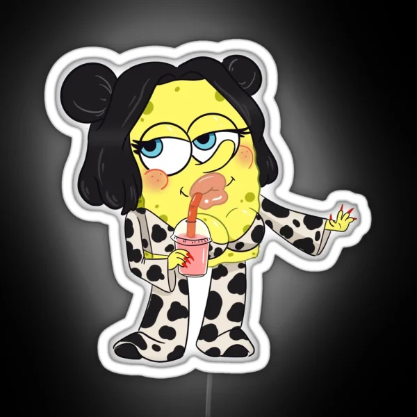 Doja Cat Spongebob RGB Neon Sign