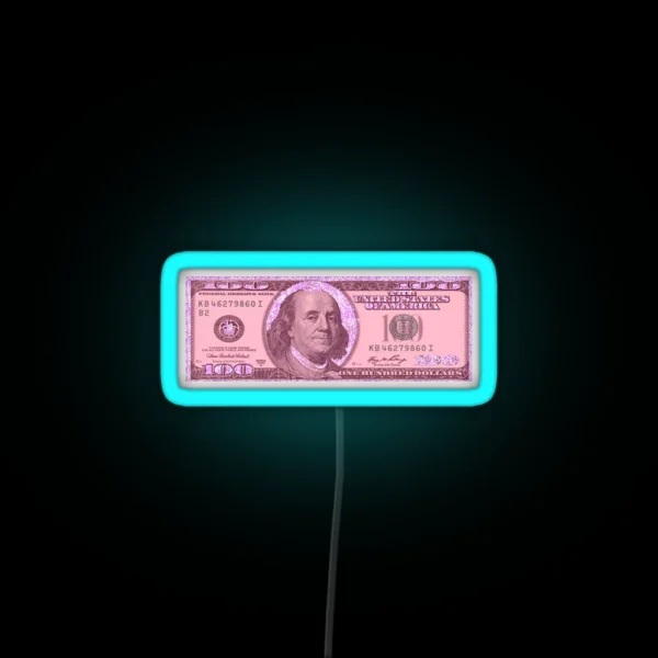 Dollar Bill RGB Neon Sign