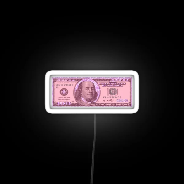 Dollar Bill RGB Neon Sign
