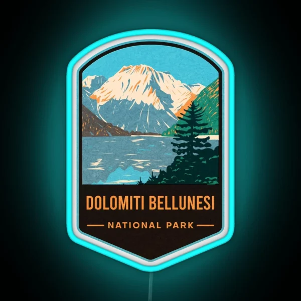 Dolomiti Bellunesi National Park RGB Neon Sign