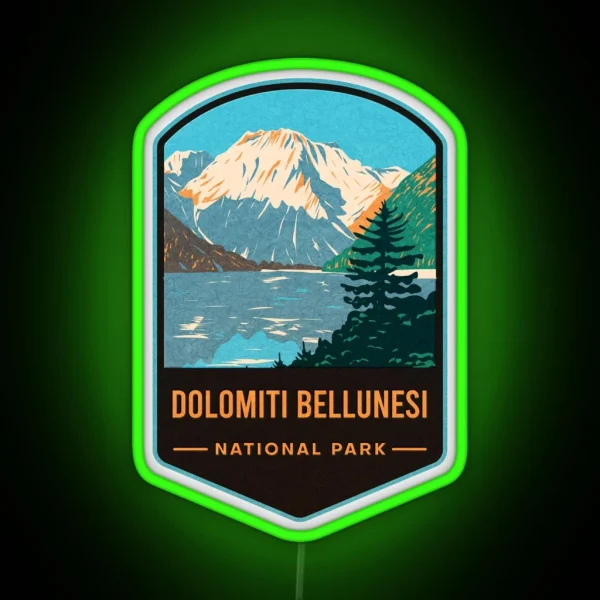 Dolomiti Bellunesi National Park RGB Neon Sign