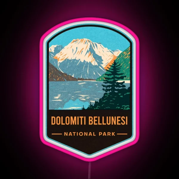 Dolomiti Bellunesi National Park RGB Neon Sign