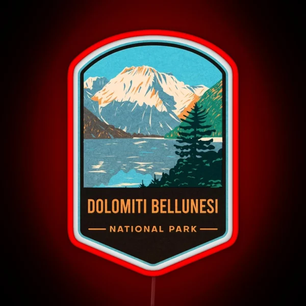 Dolomiti Bellunesi National Park RGB Neon Sign