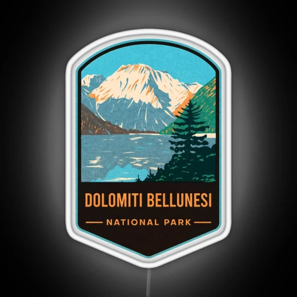 Dolomiti Bellunesi National Park RGB Neon Sign