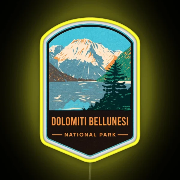Dolomiti Bellunesi National Park RGB Neon Sign