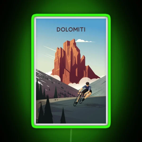 Dolomiti RGB Neon Sign