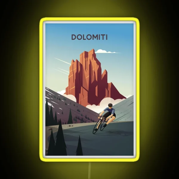 Dolomiti RGB Neon Sign