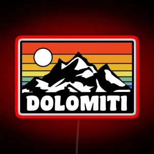 Dolomiti RGB Neon Sign