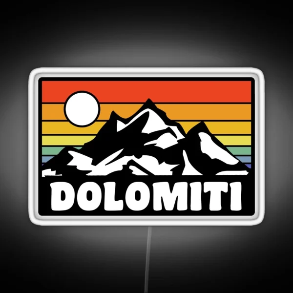 Dolomiti RGB Neon Sign