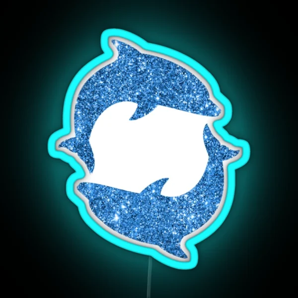 Dolphin Friends RGB Neon Sign