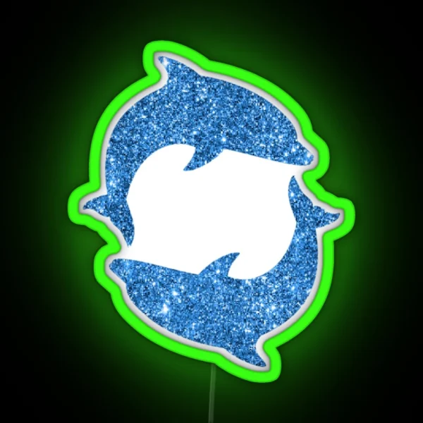 Dolphin Friends RGB Neon Sign