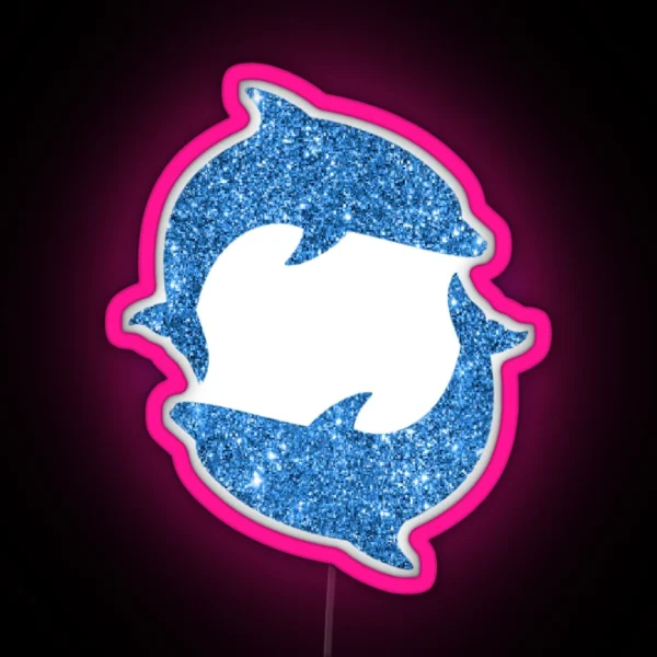 Dolphin Friends RGB Neon Sign