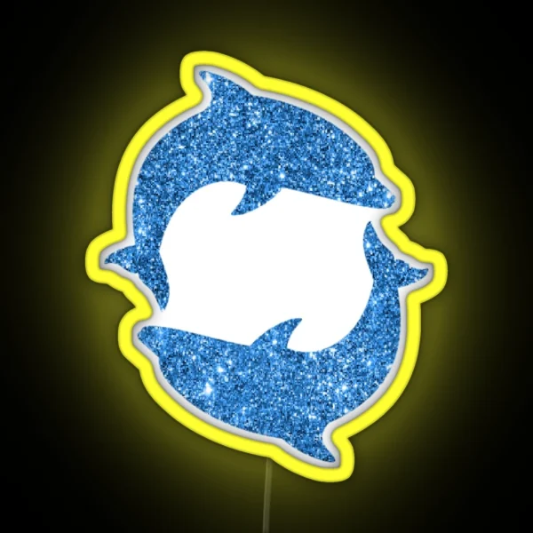Dolphin Friends RGB Neon Sign