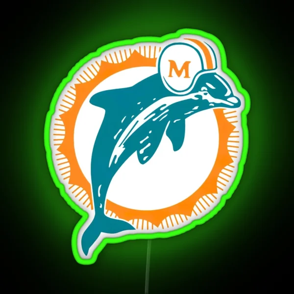 Dolphins RGB Neon Sign
