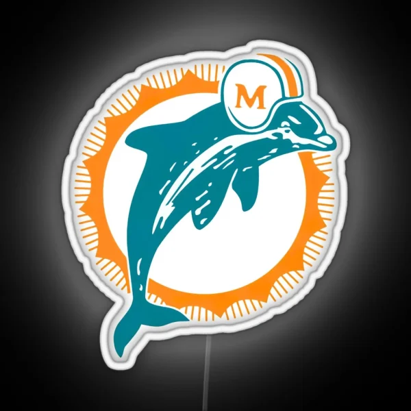 Dolphins RGB Neon Sign