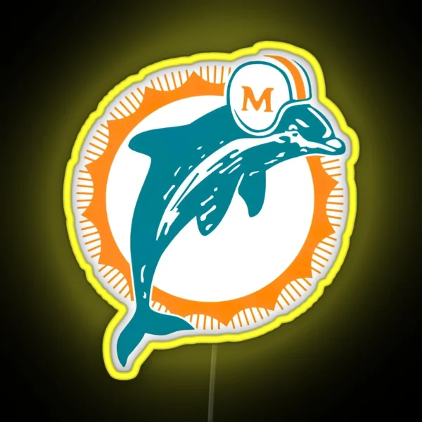 Dolphins RGB Neon Sign
