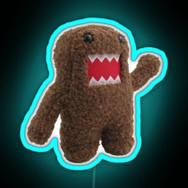 Domo Plushie 3 RGB Neon Sign