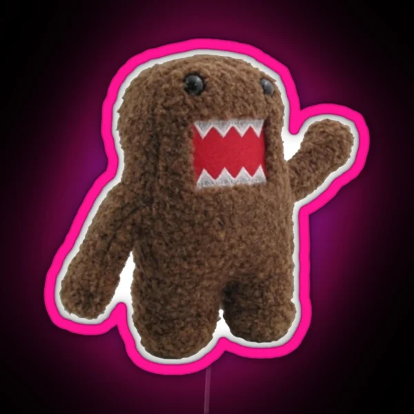 Domo Plushie 3 RGB Neon Sign