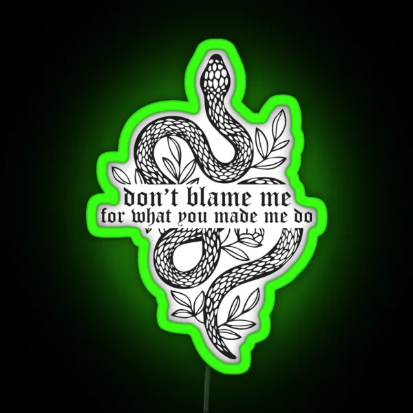 Don T Blame Me The Eras Tour RGB Neon Sign