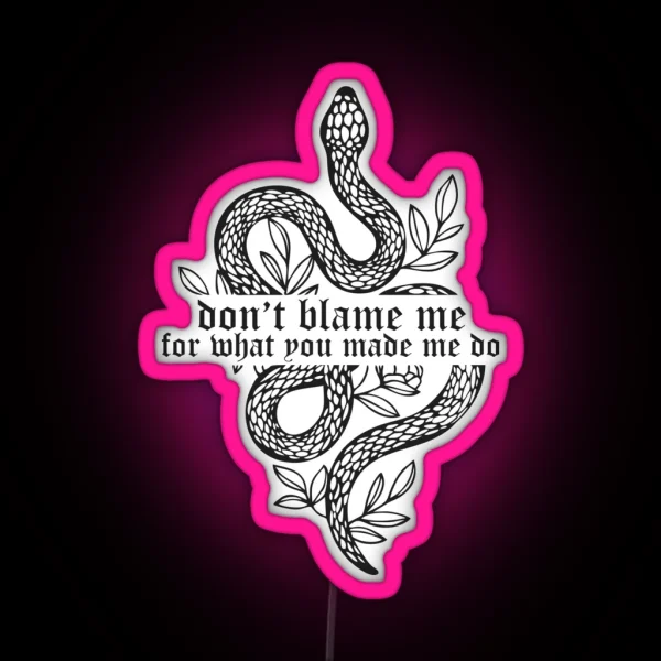 Don T Blame Me The Eras Tour RGB Neon Sign