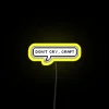 Vibrant RGB Neon Sign for Crafty Artists and Design Enthusiasts Workspace