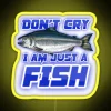 RGB Neon Sign: Funny Bass Fishing Parody Song Quote Decor Gift