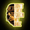 Protect Your Ride with Humor, Funny Don't Touch Bike Sign